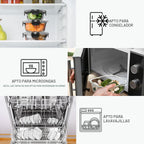 Razab 30 unidades de recipientes de vidrio para almacenamiento de alimentos con tapas - Recipientes reutilizables de vidrio para preparación de comidas para almuerzo y sobras - Tapas herméticas y a