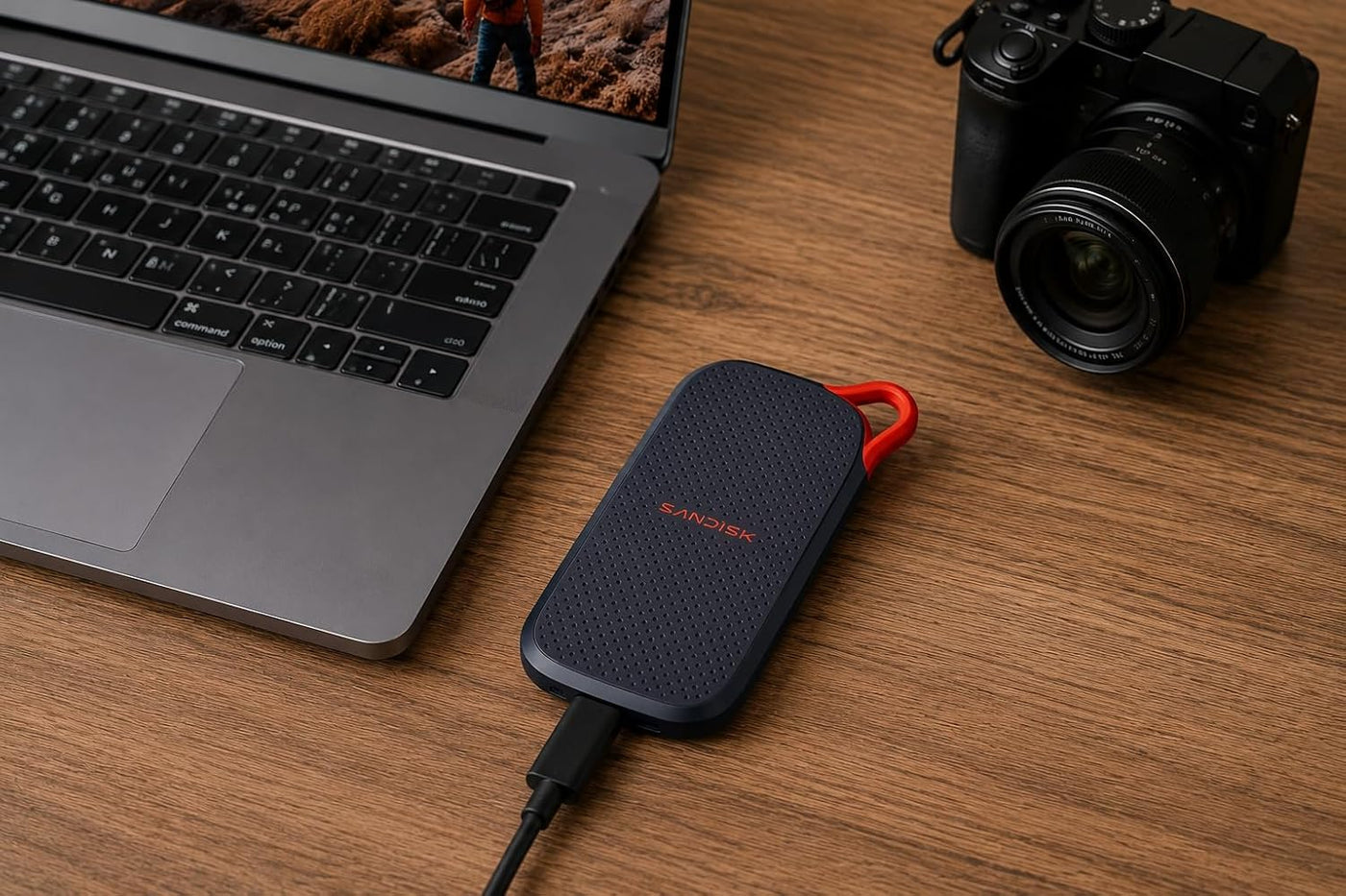 Sandisk SSD portátil de 2 TB, velocidades de lectura de hasta 1000...