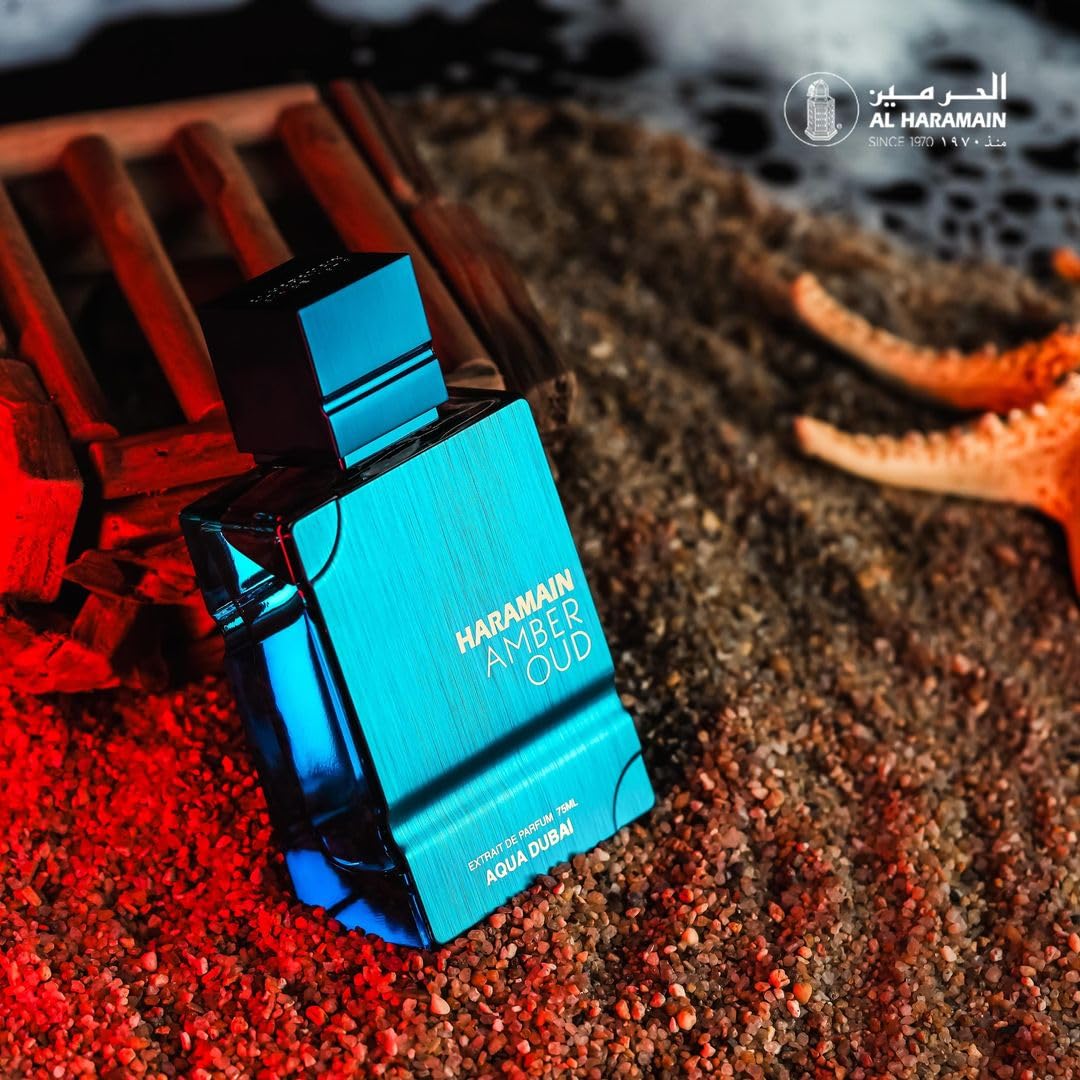 Al Haramain Amber Oud - Aqua Dubai - Colonia para Hombre y Mujer -...