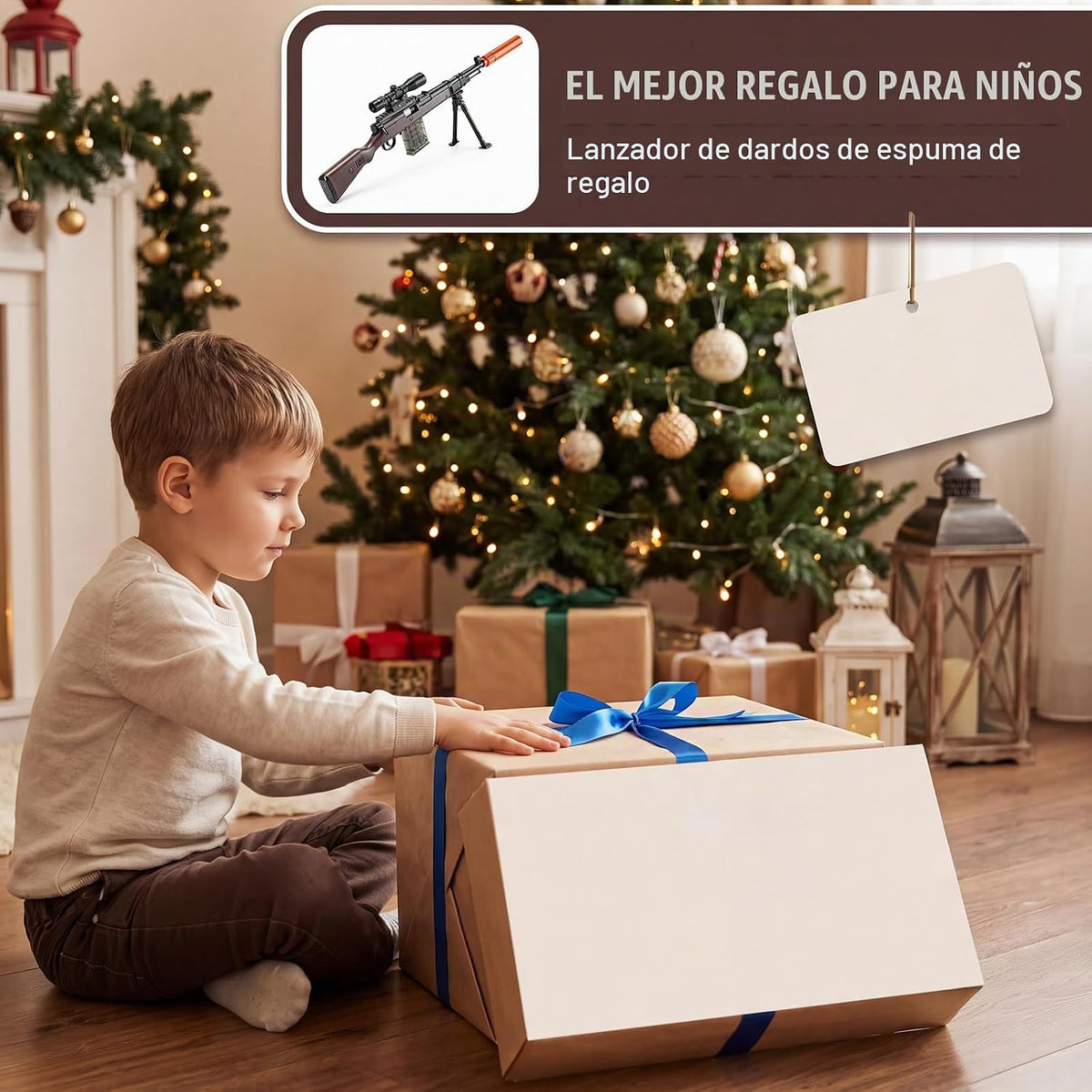 Bolt Action - Rifle de francotirador de juguete, lanzador de dardos de espuma para regalo de cumpleaños de niños, juegos de disparos, niños de caza
