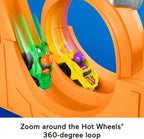 Fisher-Price Little People Hot Wheels - Juguete de pista de carreras en