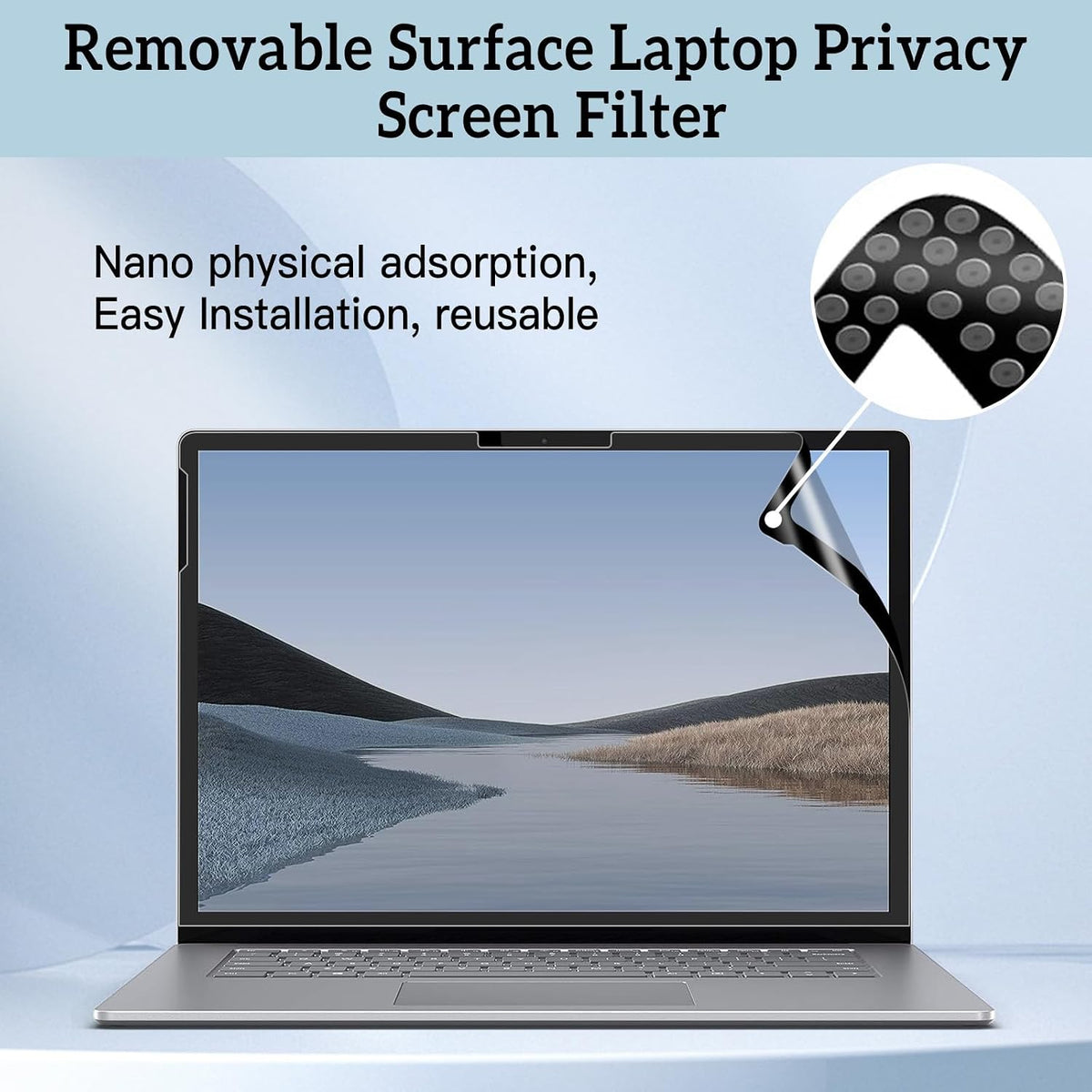 ZOEAGG - Pantalla de privacidad extraíble y reutilizable para Surfa...