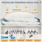 4 bolsas de almacenamiento al vacío jumbo XXL para ropa de cama