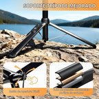 Trípode magnético universal para selfie stick con luz de relleno para