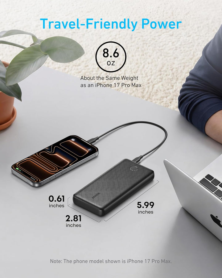 Anker Banco de energía (PowerCore 10K), batería compacta de 10,000...