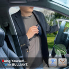 BULLIANT Billetera de cuero para hombre, tarjetero con clip para di...