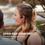 Aftershokz OpenMove (renombrado como Shokz OpenMove) Auriculares inalámbricos Bluetooth de conducción ósea abierta, incluye paquete