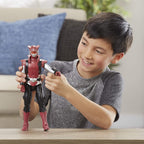 Power Rangers Mighty Morphin Red Ranger - Figura de acción de 12 pulgadas inspirada en el programa de televisión clásico, con accesorio de espada de poder