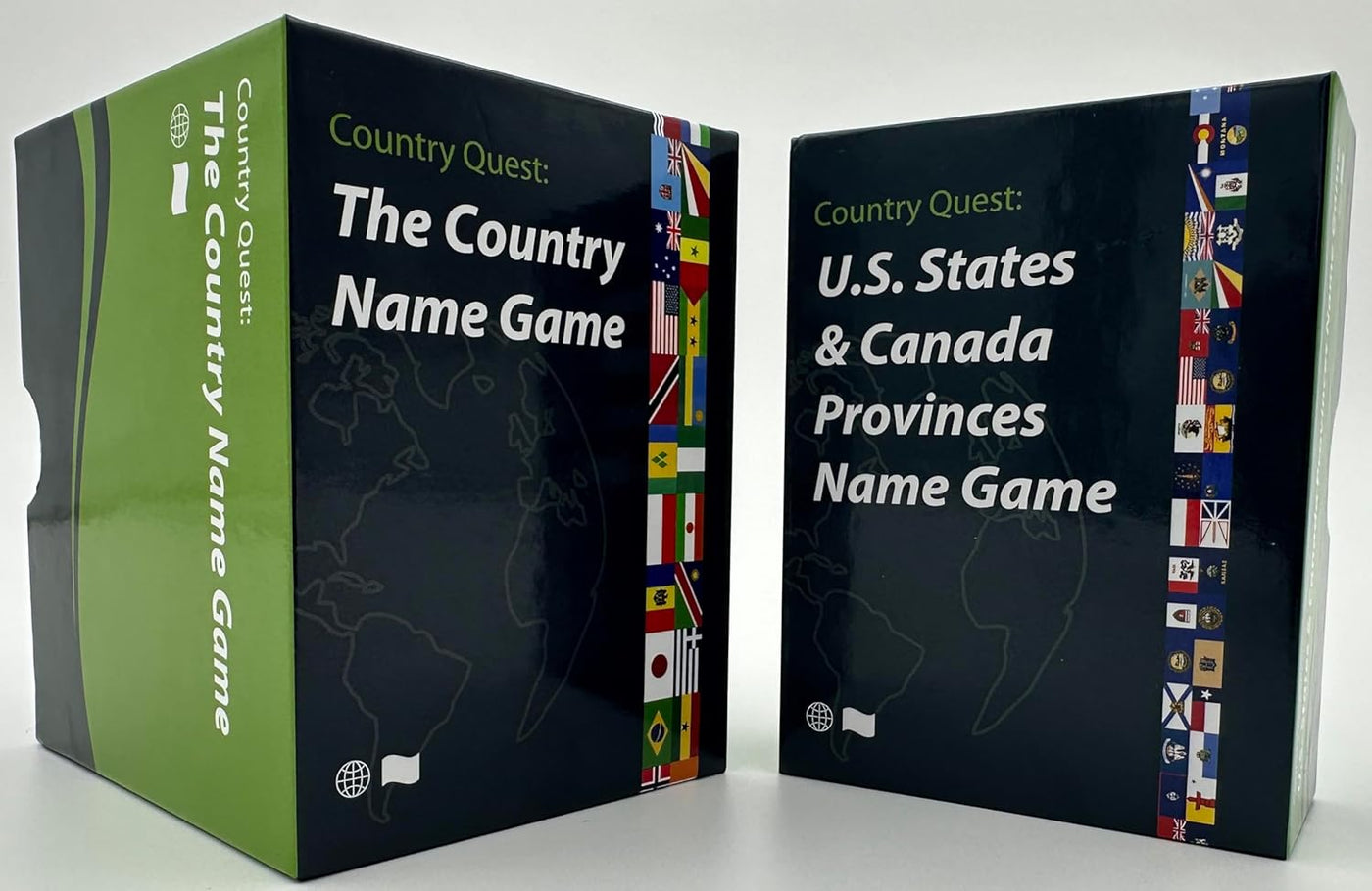 Juego de cartas y tarjetas de historia mundial y geografía