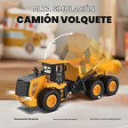 KIDDITOY Juguete de camión volquete RC de 15.4 pulgadas, poderosos