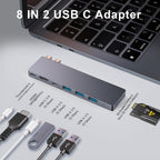 ZanBix, 9820-GRY, hub USB 8