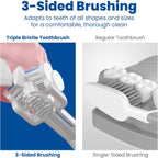 Cepillo de dientes Sonic original de triple cerda