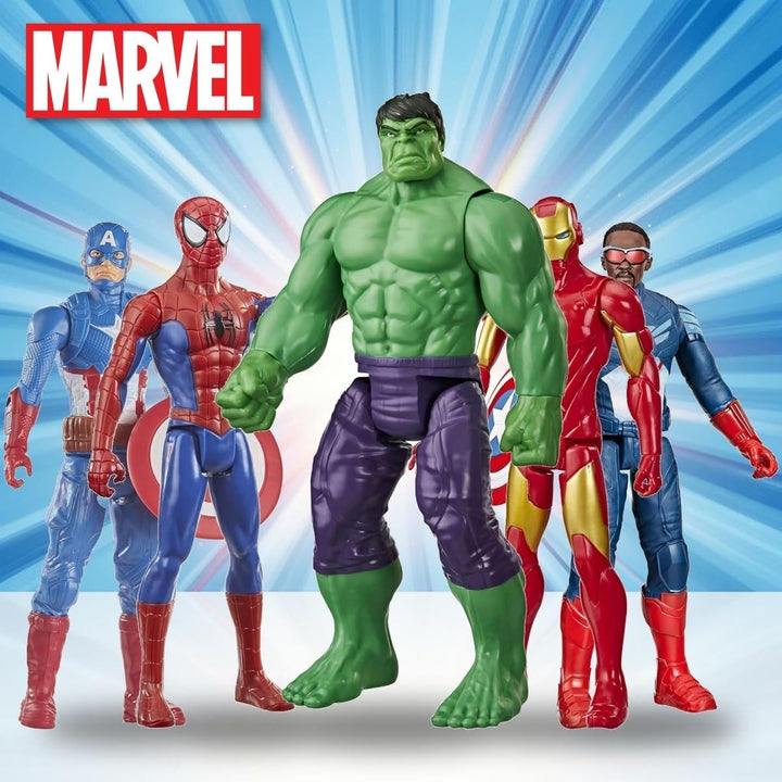 Marvel Hasbro - Figura de acción oficial de Titan Hero Series de 12...