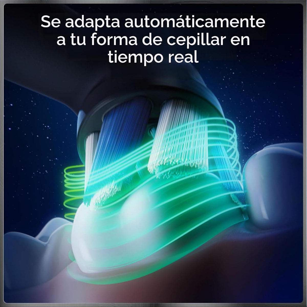 Oral-B Cepillo de dientes eléctrico recargable, iO9 Genius, 7 modos de limpieza, pantalla interactiva, estuche de viaje de carga, sensor de presión visible, 4 cabezales de cepillo, alabastro blanco