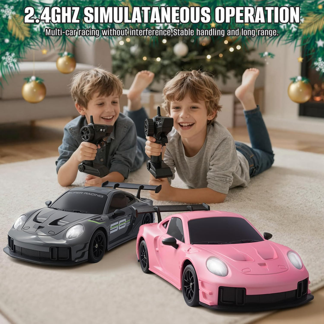 Aka Supaku Coche de deriva a control remoto, 1:24 4WD, vehículo con...