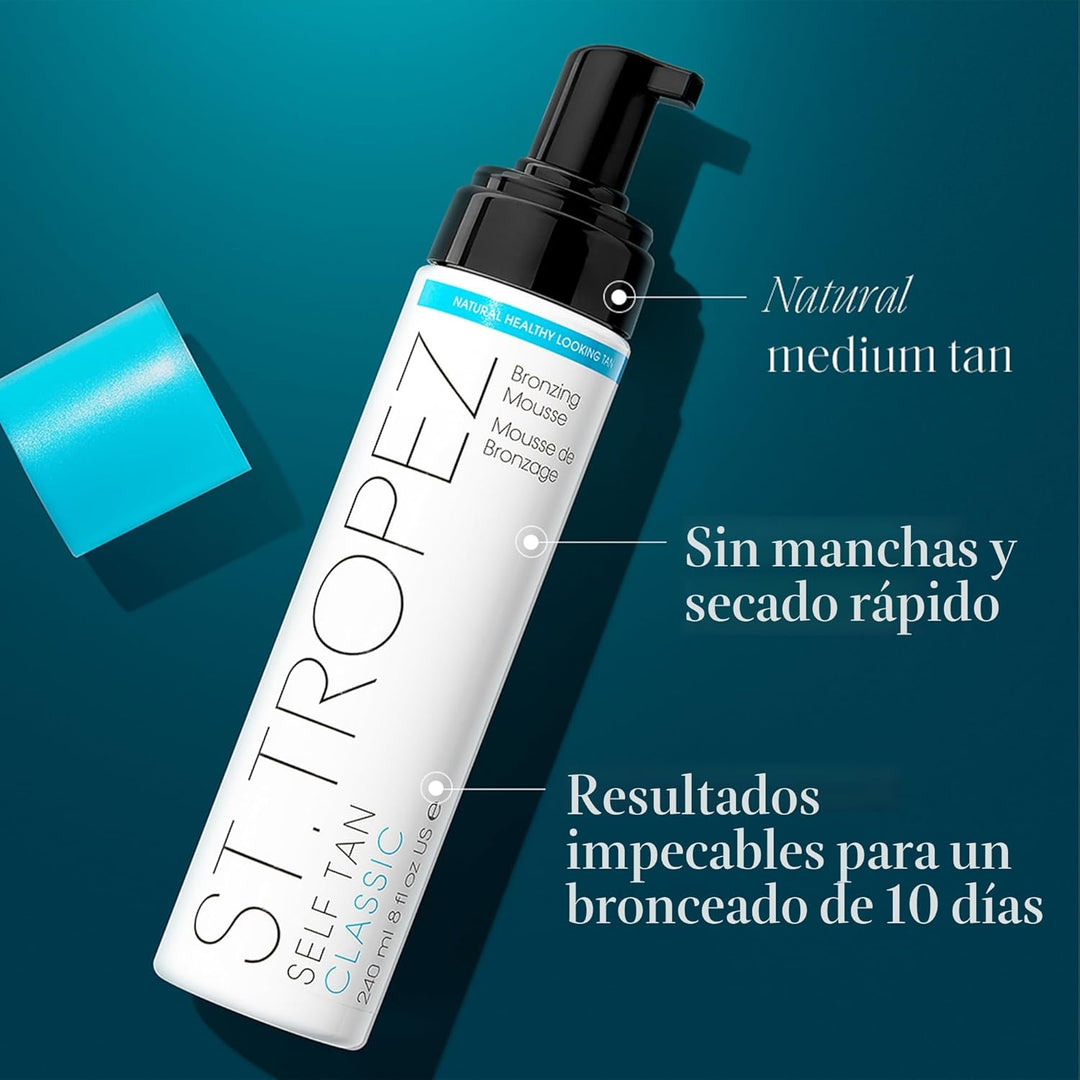 St. Tropez Mousse autobronceante clásica para un bronceado sin manc...