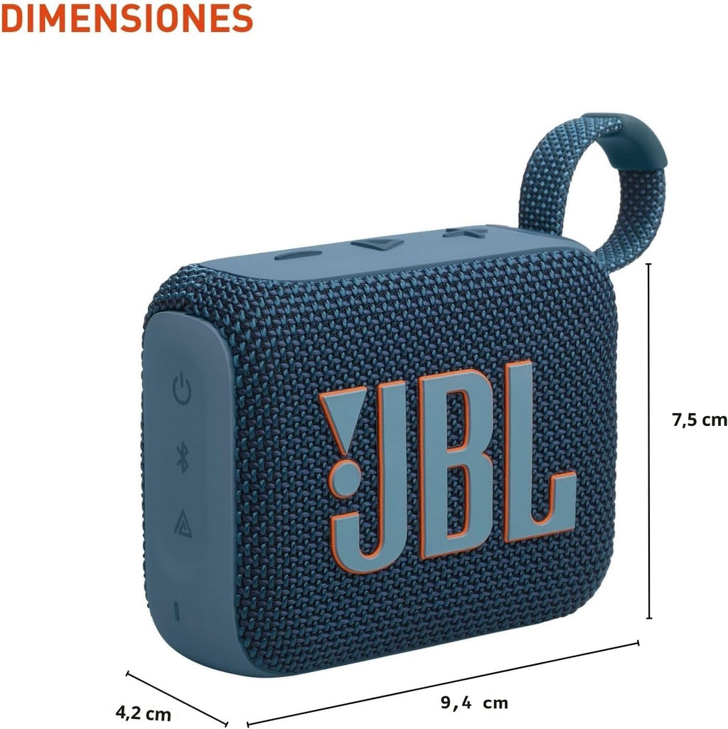JBL Go 4 - Altavoz Bluetooth ultraportátil - Azul