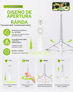 UBeesize Soporte de trípode de teléfono de 71 pulgadas y trípode magnético