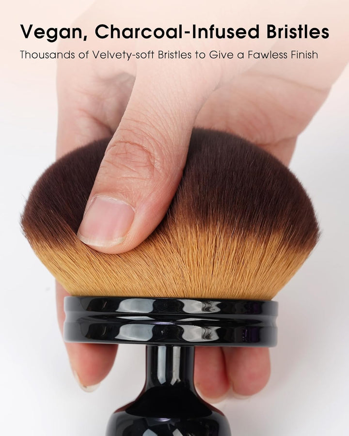 Brocha de maquillaje corporal extra grande, brocha autobronceadora...