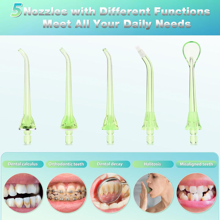 TOVENDOR - Público de dientes de agua eléctrica con hilo dental, ir...