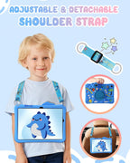 Boaretiu - Funda para tablet con diseño de dinosaurio, para iPad A16 de 11 pulgadas, 10.9 pulgadas, color azul