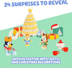 Bluey Calendario de Adviento 2026, 24 días de sorpresas, mini árbol