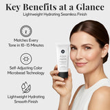Jerome Alexander My Color - Base autoajustable, maquillaje facial h...