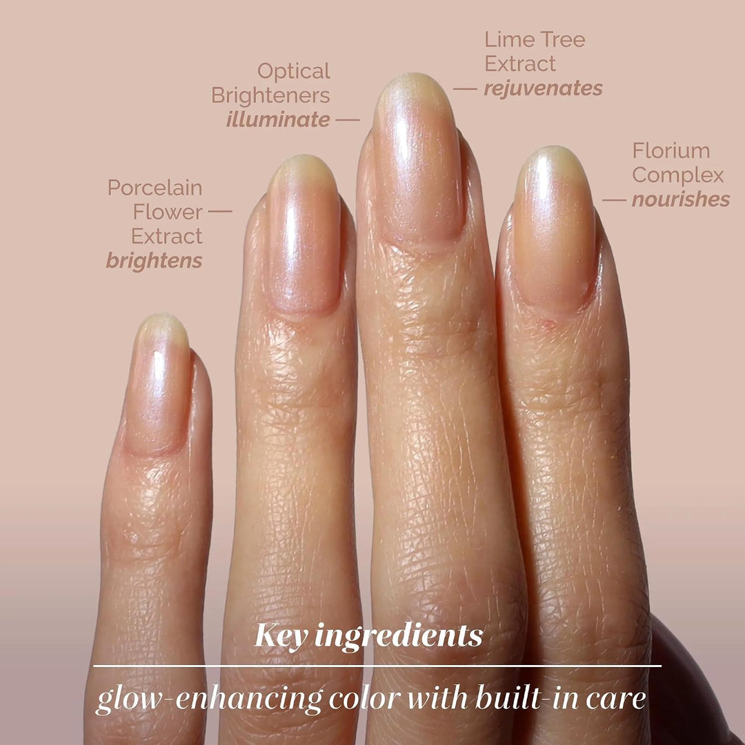 LONDONTOWN Corrector de uñas iluminador: esmalte de uñas brillante...