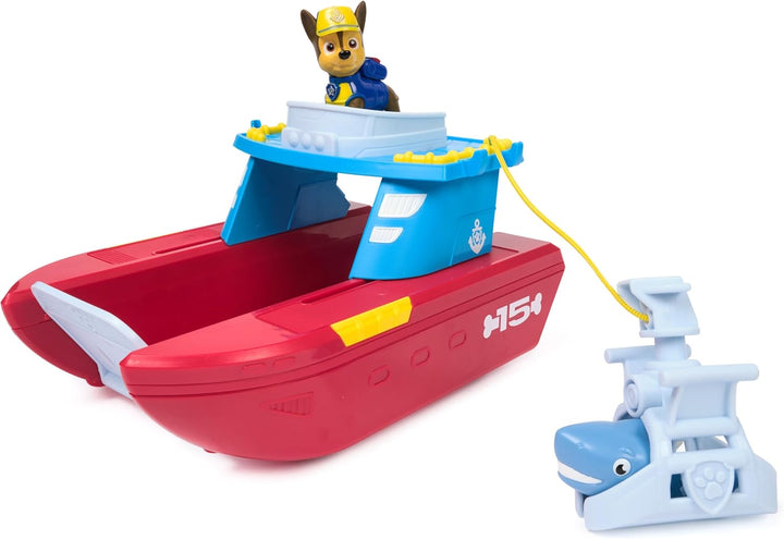 PAW Patrol Vehículo Patrullero Marino con Chase y Figura de Tiburón...