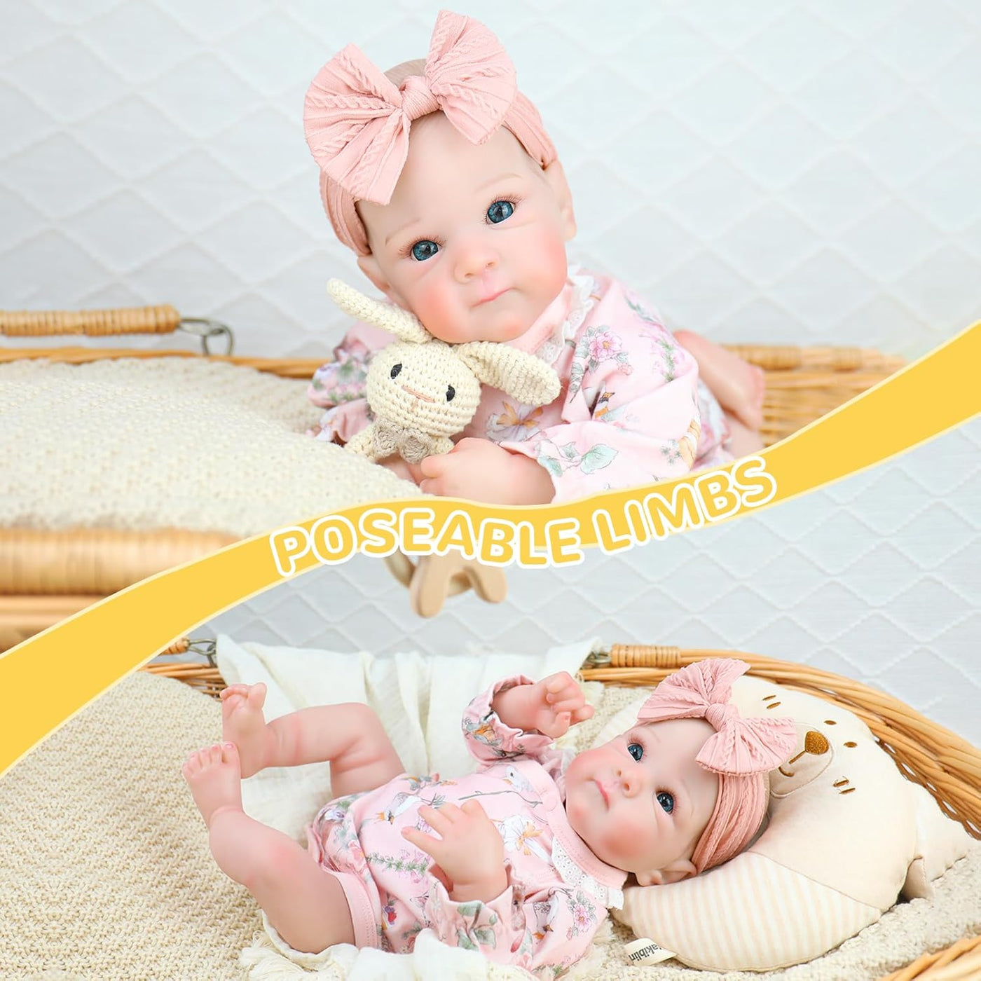Babeviimt Muñecas de bebé Reborn \u2013 Muñeca realista de 18 pulga...
