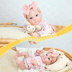 Babeviimt Muñecas de bebé Reborn – Muñeca realista de 18 pulgadas de vinilo suave lindo, Amarillo