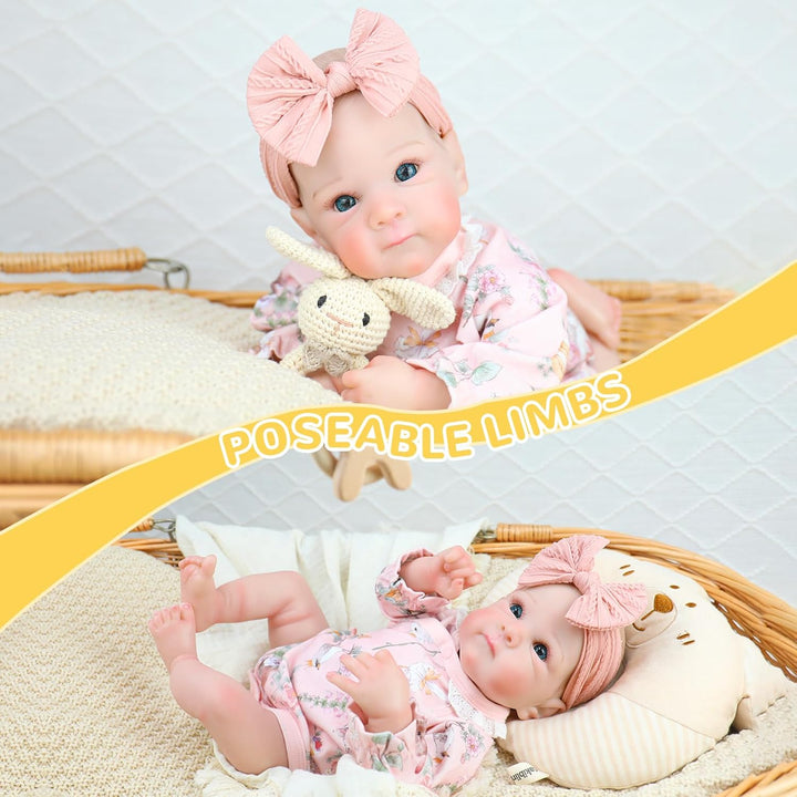 Babeviimt Muñecas de bebé Reborn \u2013 Muñeca realista de 18 pulga...