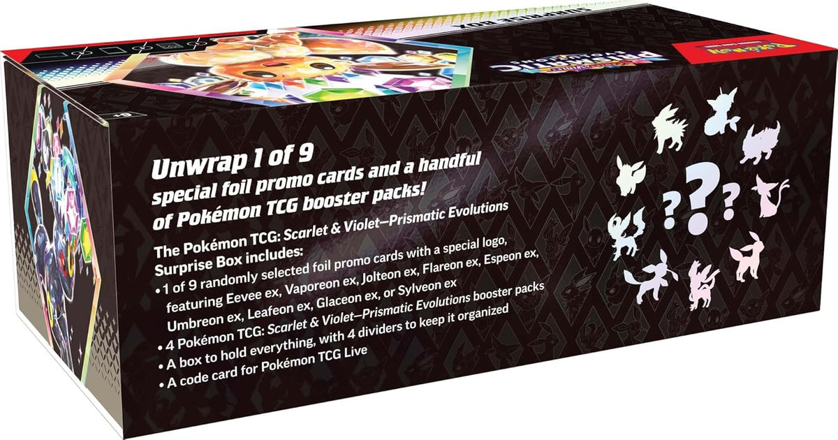 Pokemon TCG Scarlet &amp; Violet 8.5 Evoluciones prismáticas Caja s...