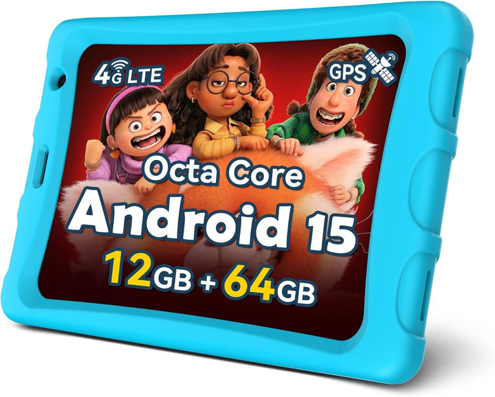Topsand Tablet Android 15 de 8 pulgadas con ranura para tarjeta SIM...