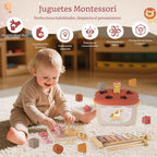 Juguetes para bebés de 6 a 12 meses, juguetes Montessori para mayores de 6 meses