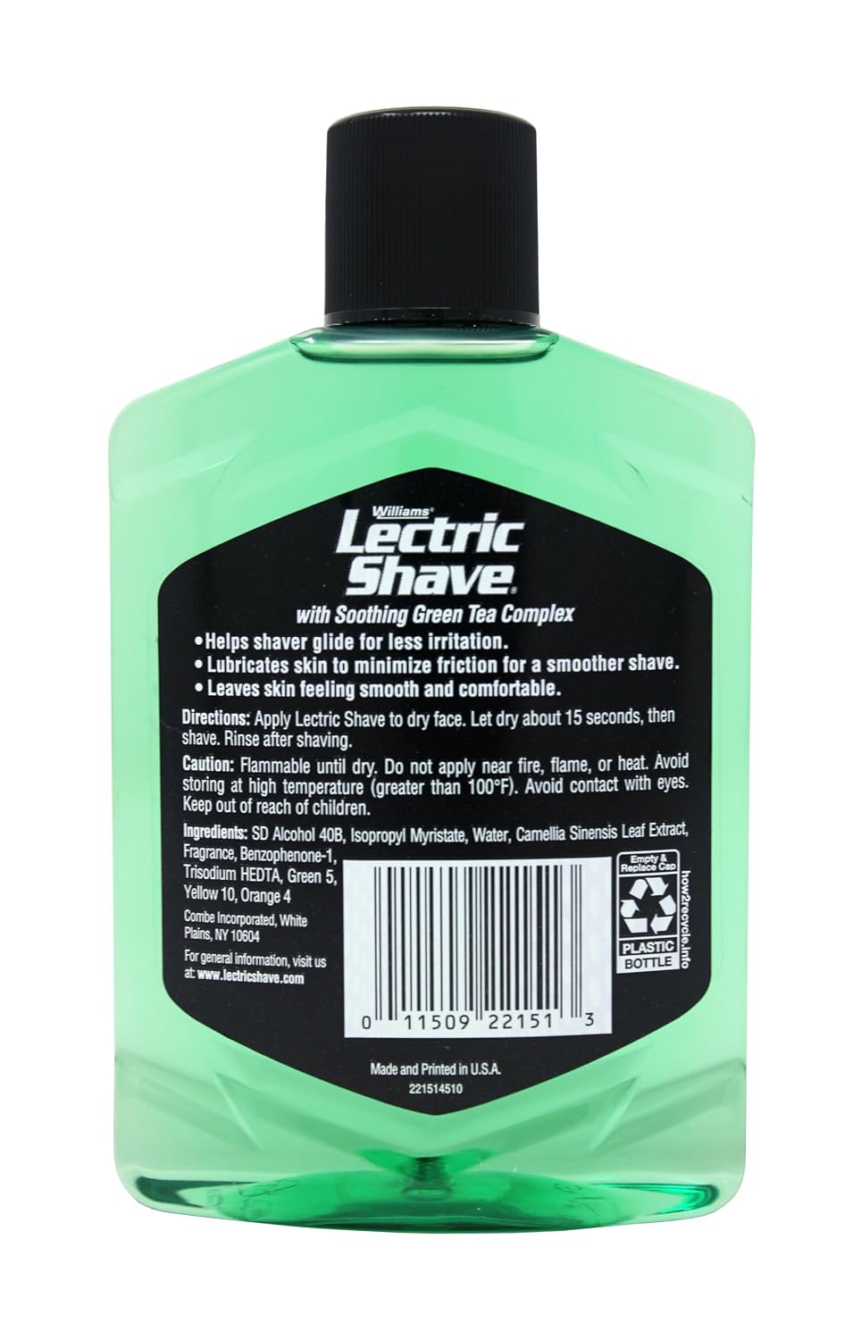 Lectric Shave Pre-Shave Original 7 oz (paquete de 3)