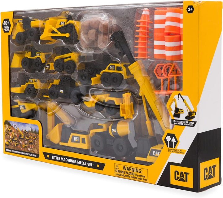 CatToysOfficial CAT Little Machines Mega juego con grúa