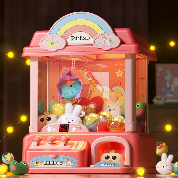 DOLIVE Máquina de Garra para Niños, Juguetes de Unicornios para Niñ...