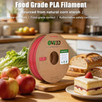 OVV3D Filamento PLA de grado alimenticio de 0.069 pulgadas (0.069 i...