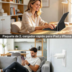 Cargador USB C de carga rápida para iPhone 18, 17, 16, 15 Pro, carga rápida, 20 W, 10 pies