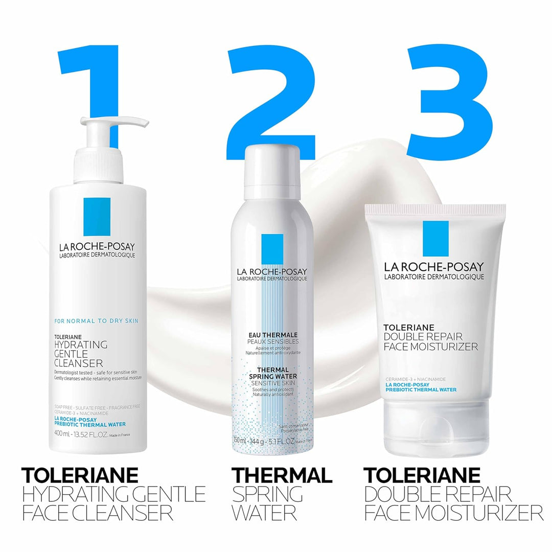 La Roche-Posay Toleriane - Crema hidratante facial de doble reparac...