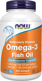 NOW Foods Suplementos Omega-3 180 EPA / 120 DHA destilado