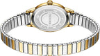 Relojes pequeños de oro para mujer, reloj analógico de esfera fácil de leer, caja ovalada, banda de expansión de acero inoxidable, reloj impermeable