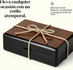 Preston Lane Chester Caja de juego de madera - Juego de cartas y dados
