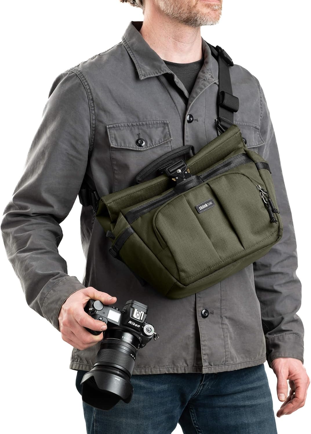 Think Tank FocusPoint 8L Bolso cruzado para cámara - Greenway