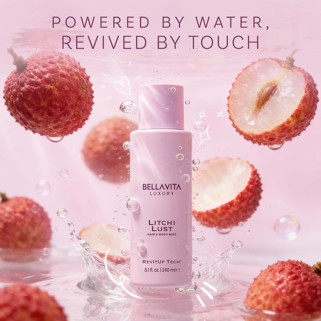 Bellavita Luxury Litchi Lust - Aerosol corporal y corporal para muj...