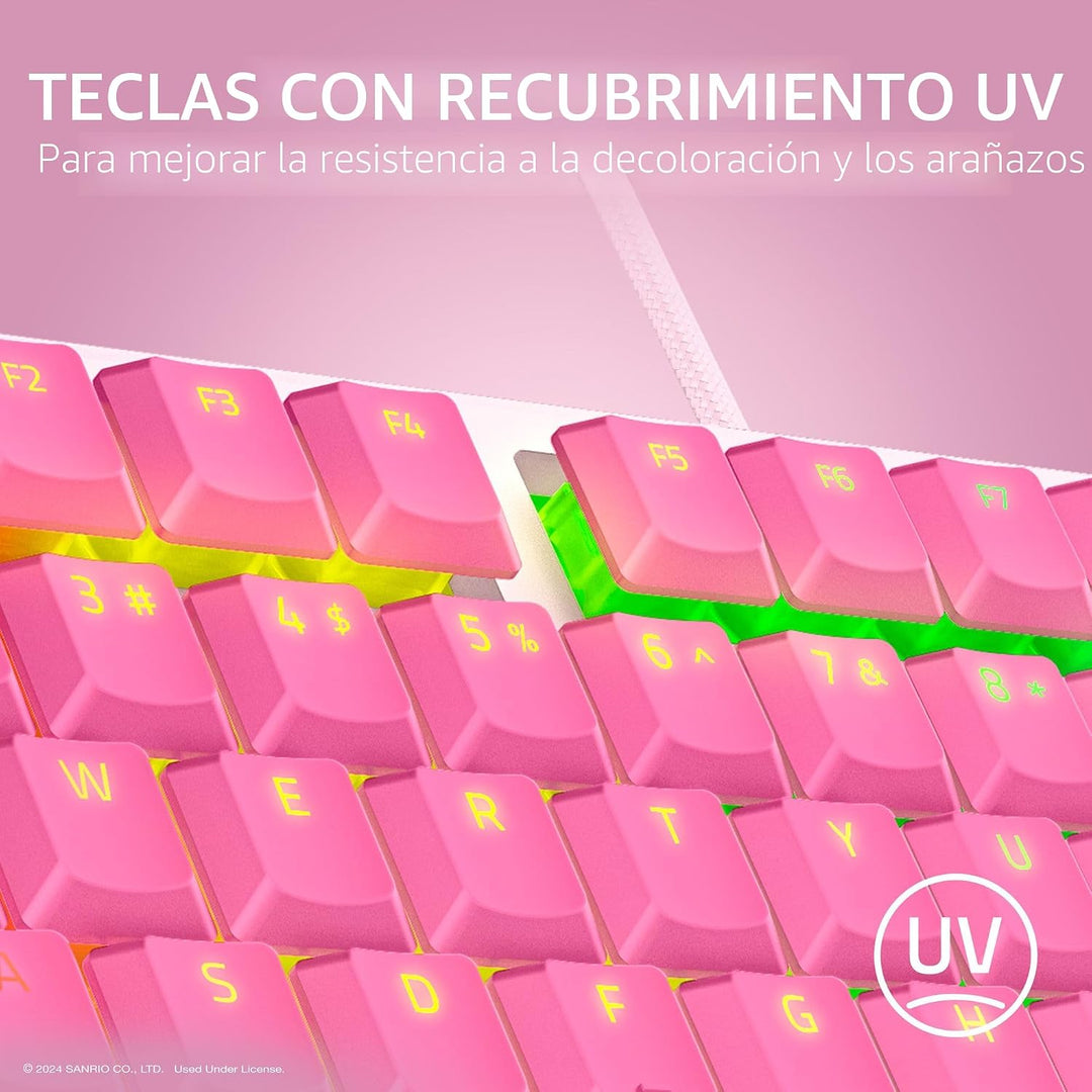 Teclado para juegos Razer Ornata V3 TKL: teclas de perfil bajo - in...