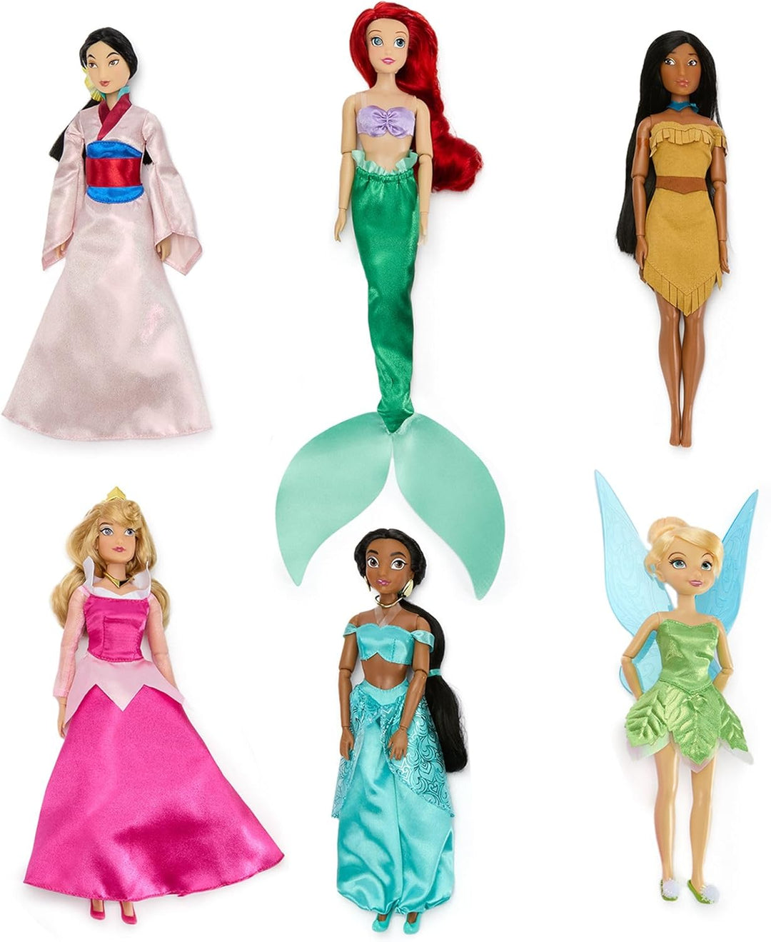 Disney Store Conjunto de Regalo Oficial de Colección de Muñecas Clá...