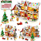 Calendario de Adviento 3 en 1 2026 Casa de pan de jengibre Mini juego de