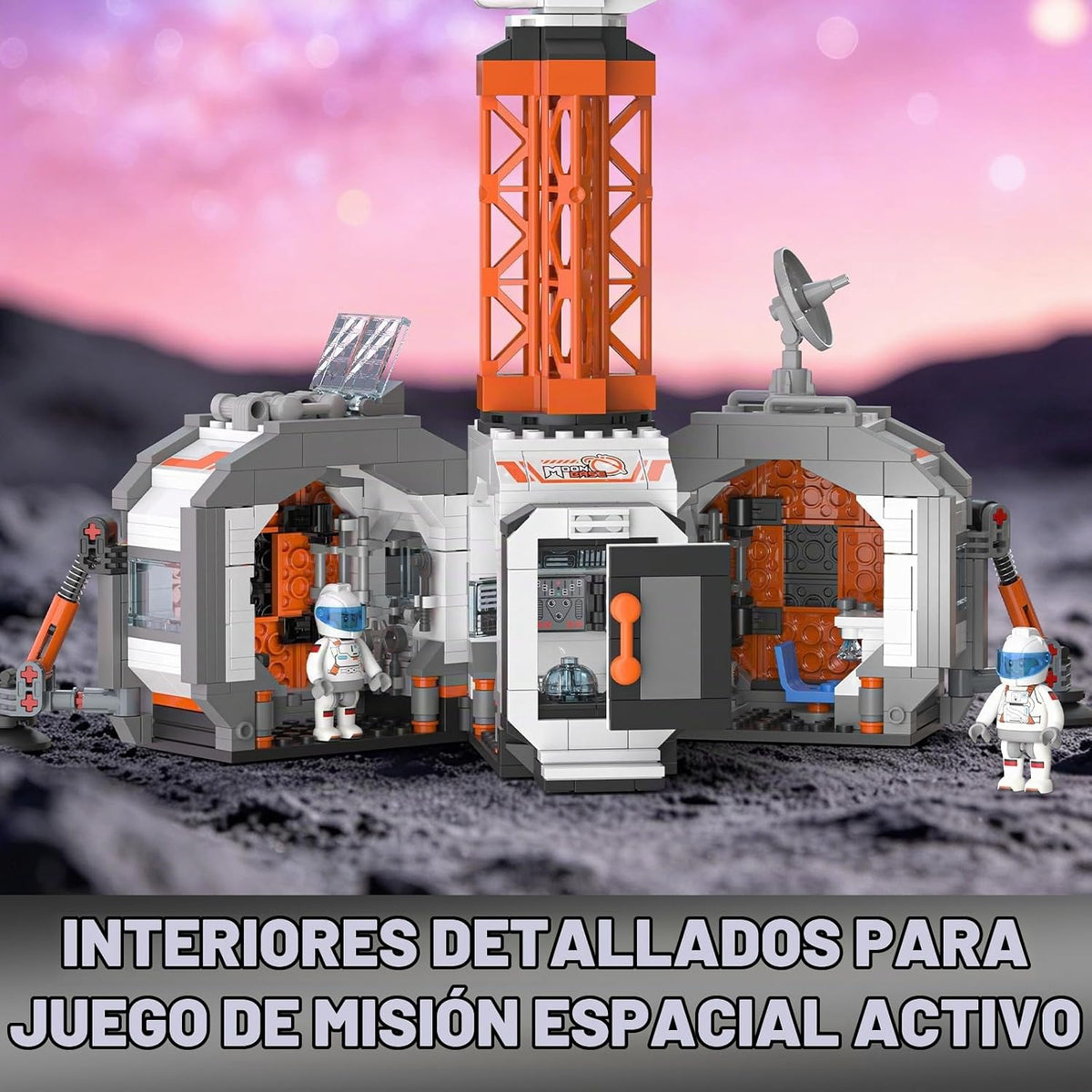 Space Base Building Sets, Exploration Space Station Model, 1000 PCS
